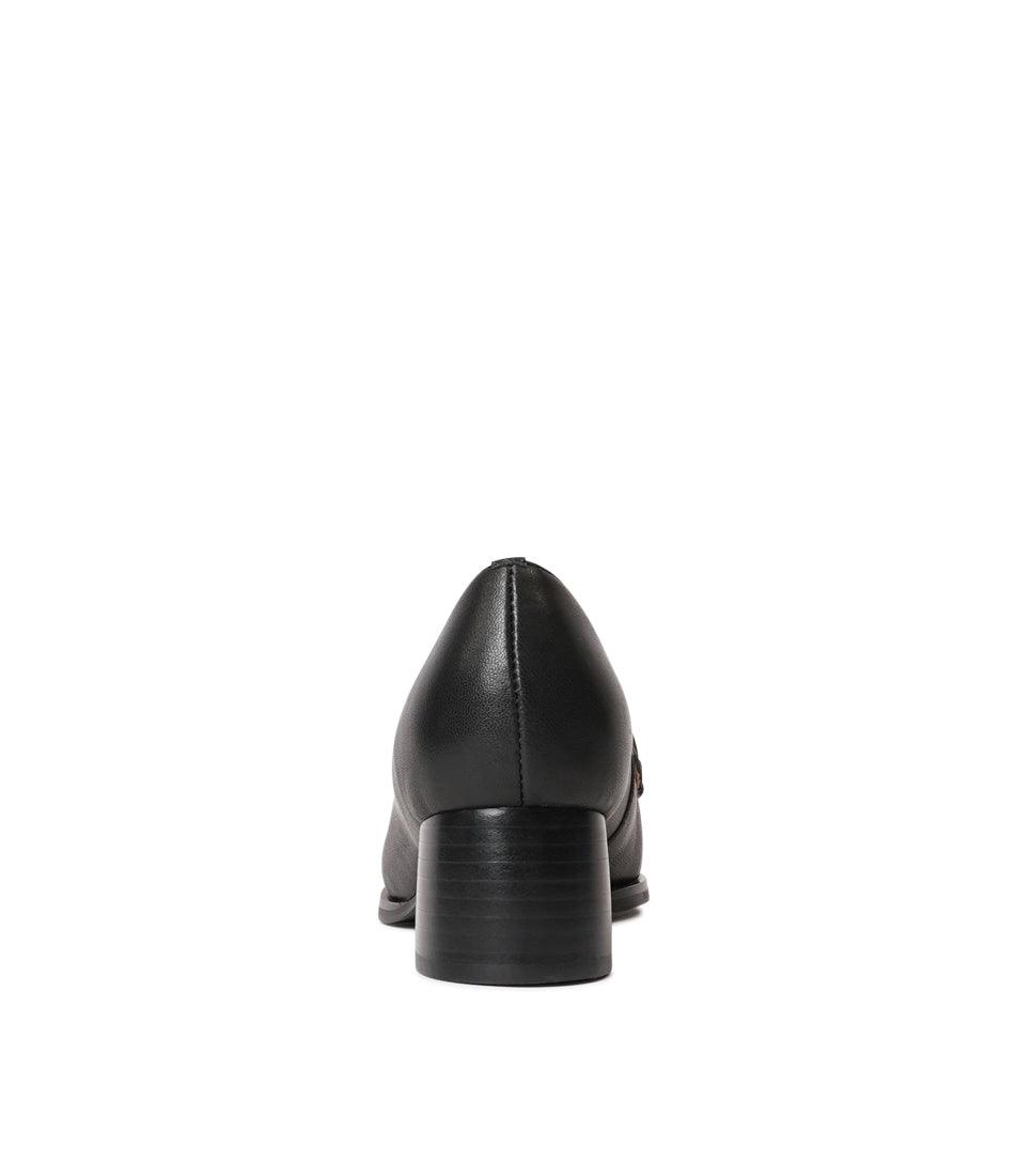 Nomass Black Leather Loafers, DJANGO & JULIETTE - Shouz