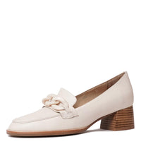 Nomass Creamy Leather Loafers, DJANGO & JULIETTE - Shouz