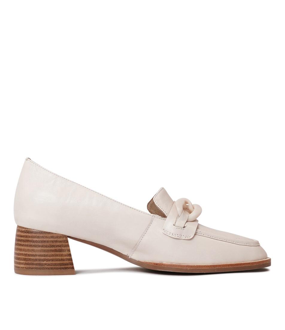 Nomass Creamy Leather Loafers, DJANGO & JULIETTE - Shouz
