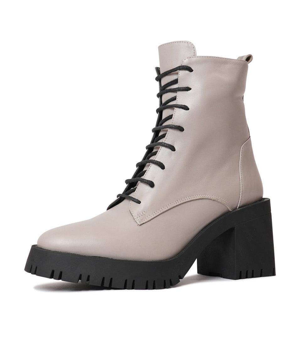 Adey Mink Leather Ankle Boots, NEO - Shouz
