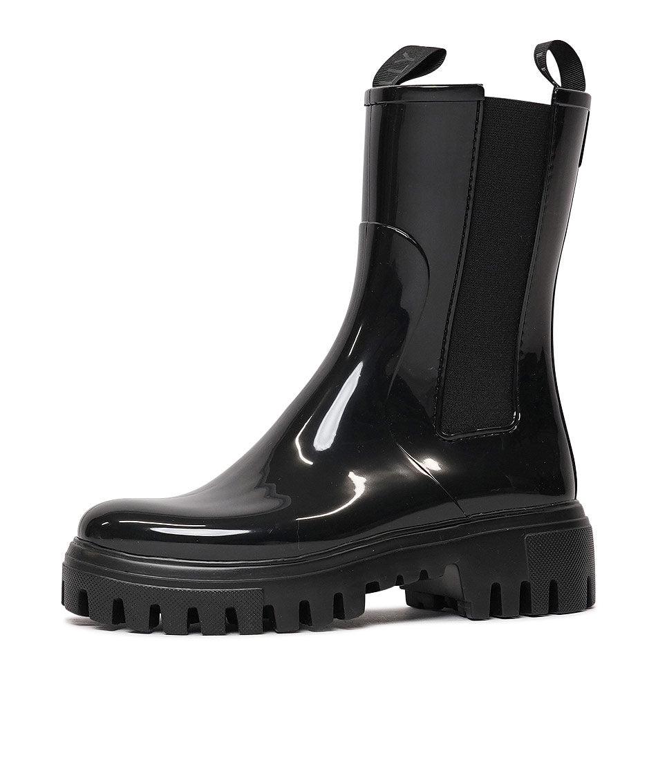 City Black Gumboots, LEMON JELLY - Shouz