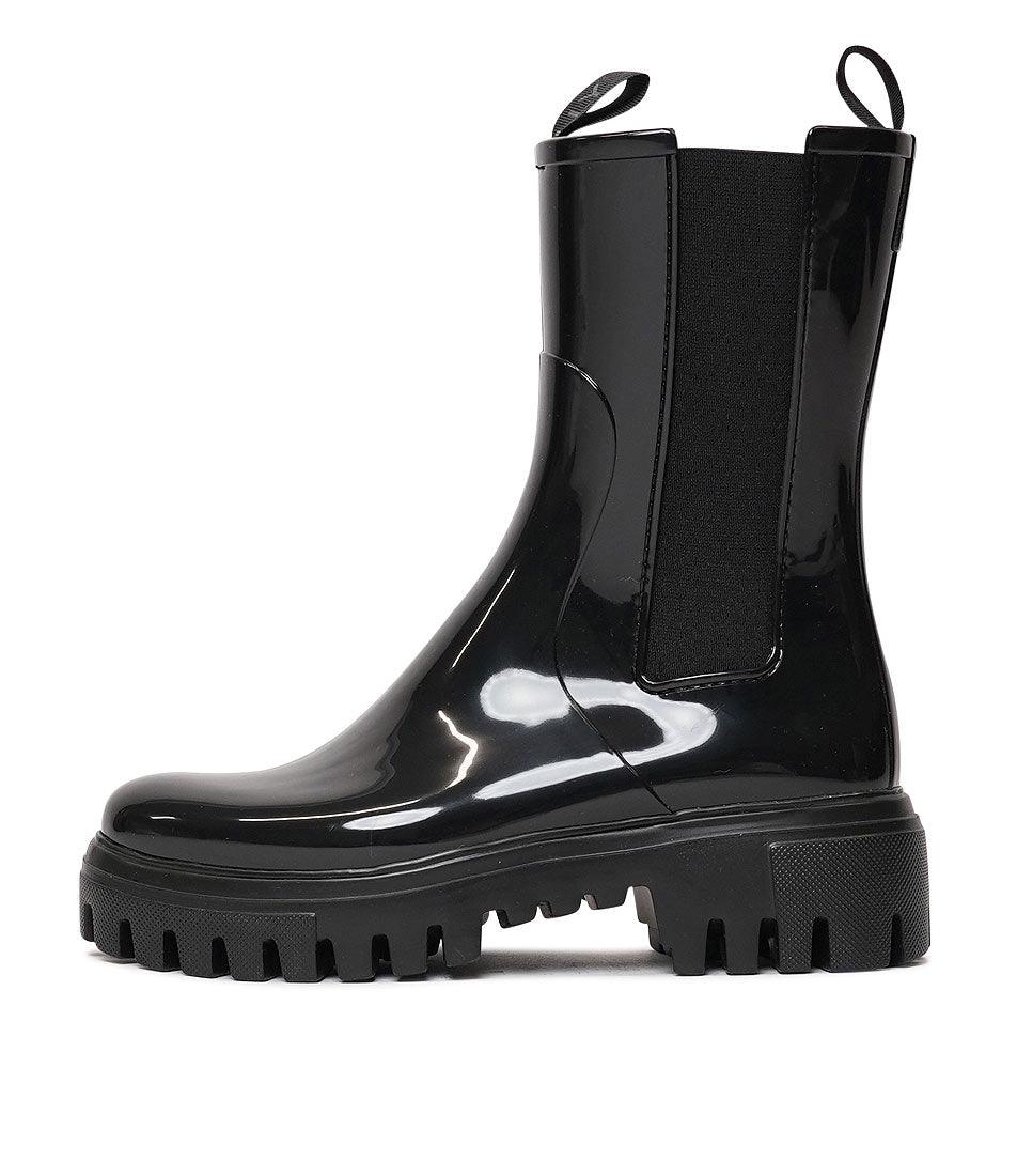 City Black Gumboots, LEMON JELLY - Shouz