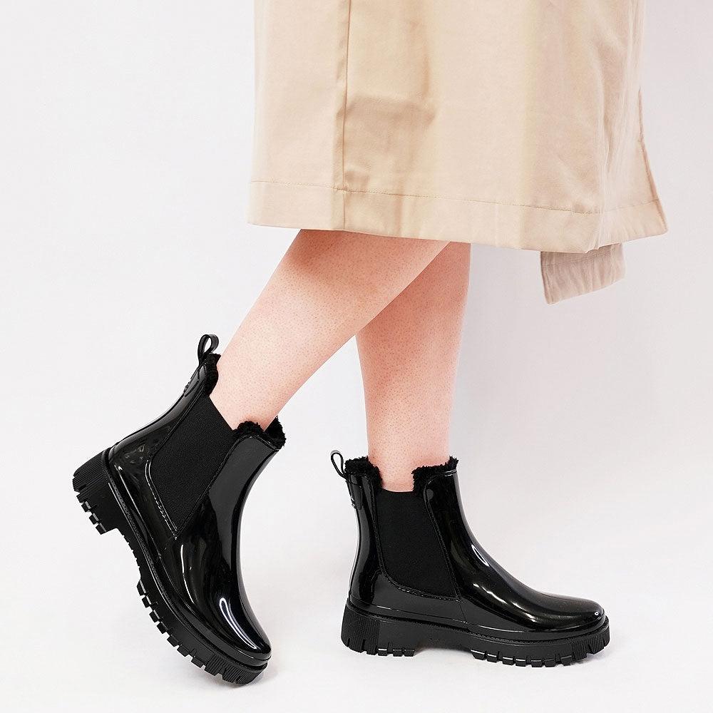 Colden Black Gumboots, LEMON JELLY - Shouz