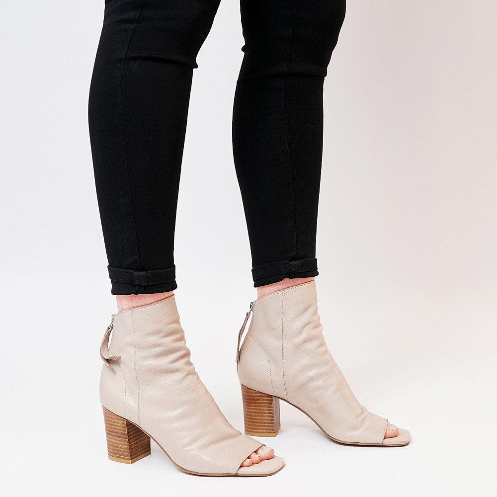 Cilin Cafe Leather Boots, TOP END - Shouz