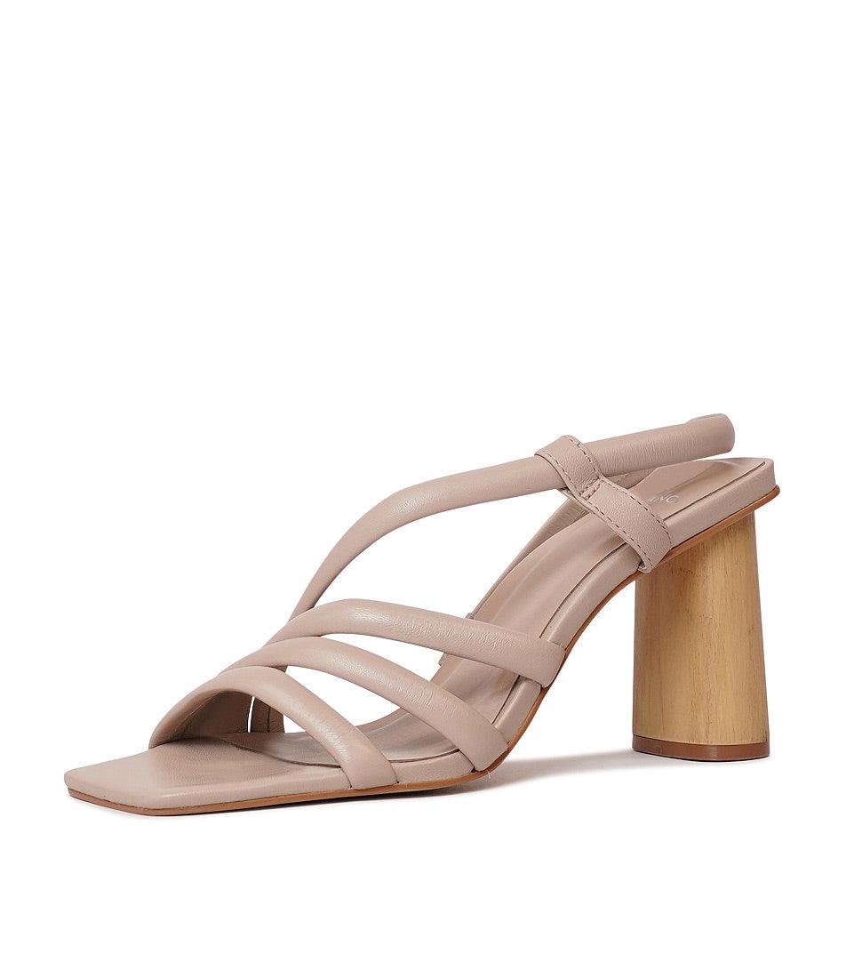 536002 Nude Leather Heels, CARRANO - Shouz