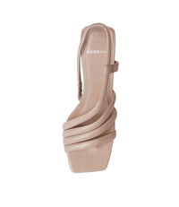 536002 Nude Leather Heels, CARRANO - Shouz