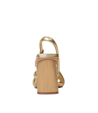 536002 Gold Leather Heels, CARRANO - Shouz