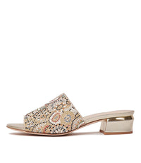 Tammy Beige Suede Heels, DJANGO & JULIETTE - Shouz