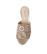 Tammy Beige Suede Heels, DJANGO & JULIETTE - Shouz
