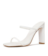Colter White Scale Heels, BILLINI - Shouz