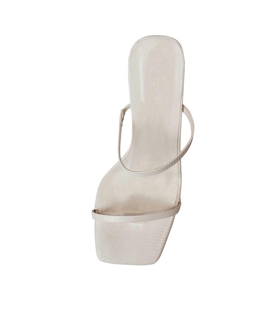 Colter White Scale Heels, BILLINI - Shouz