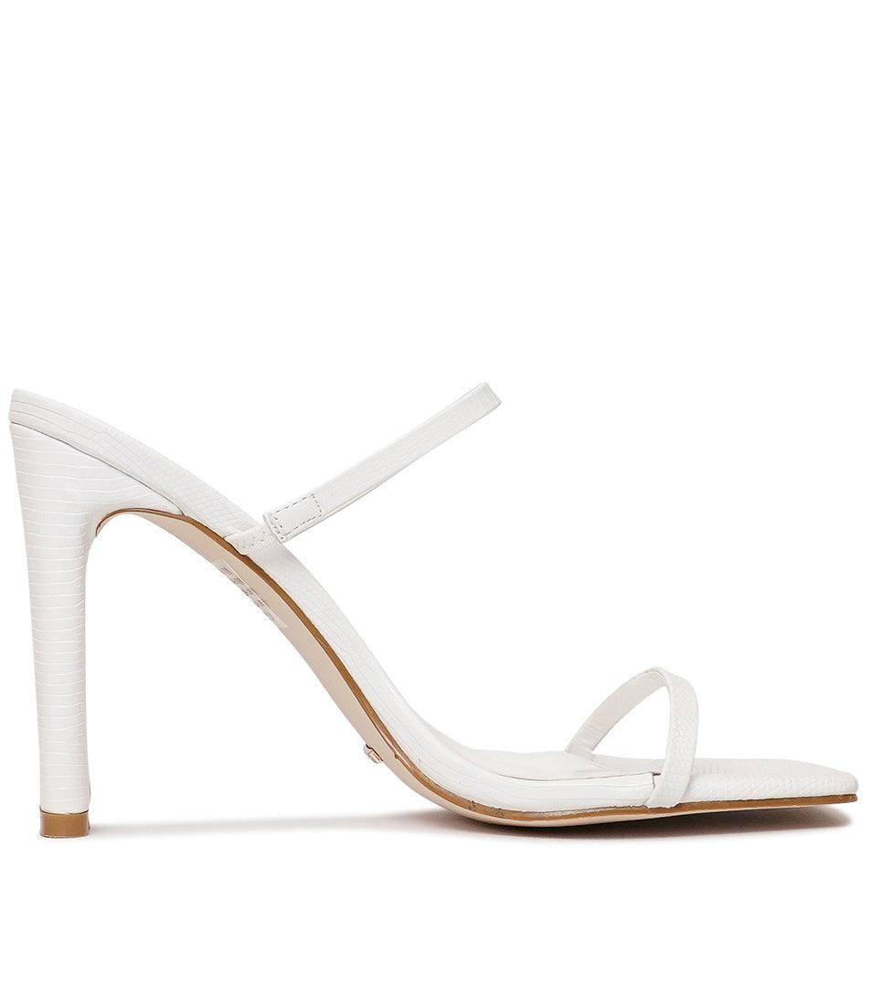 Colter White Scale Heels - BILLINI | Shouz