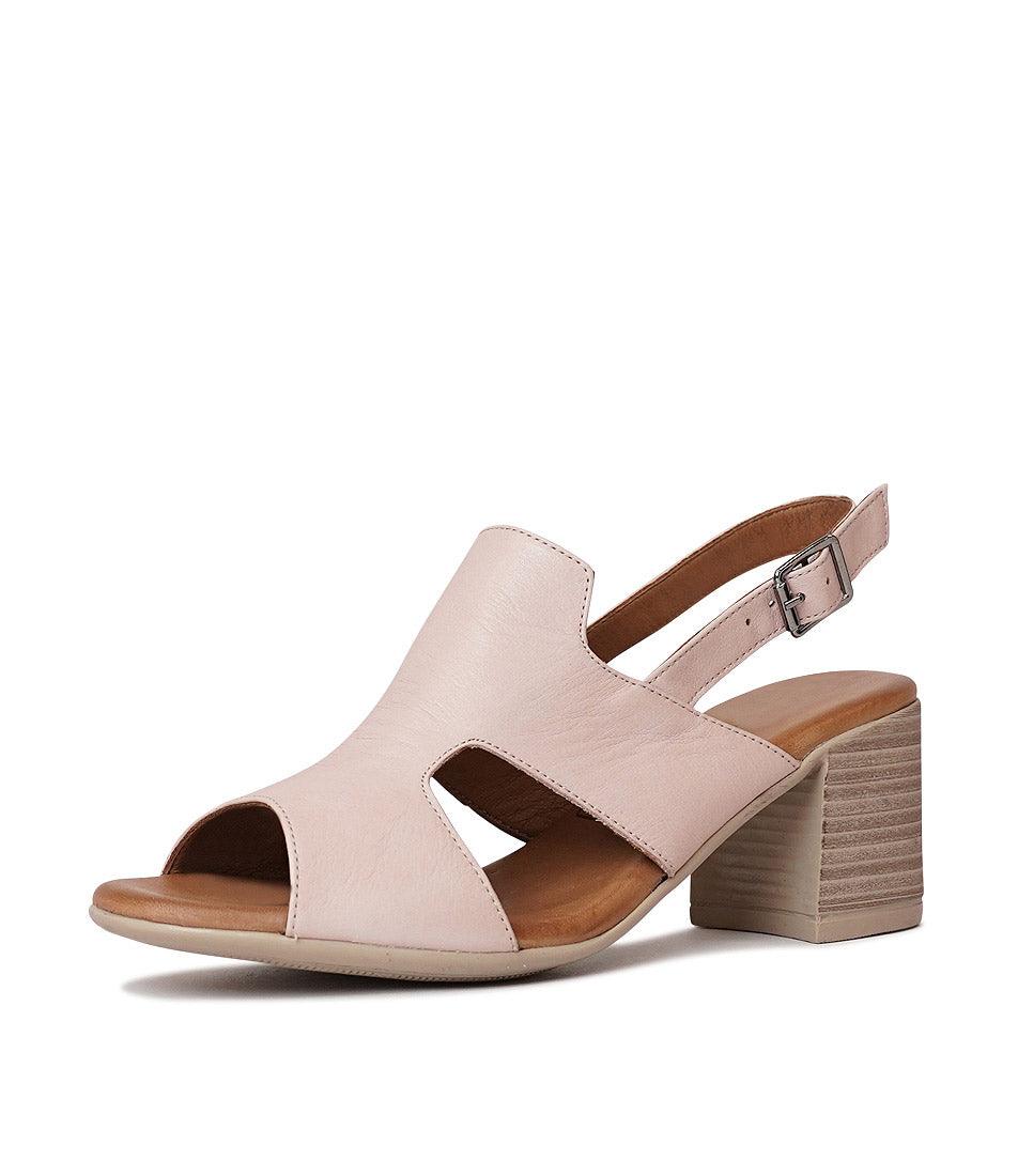 Wynstonn Nude Leather Heels, DIANA FERRARI - Shouz