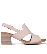 Wynstonn Nude Leather Heels, DIANA FERRARI - Shouz