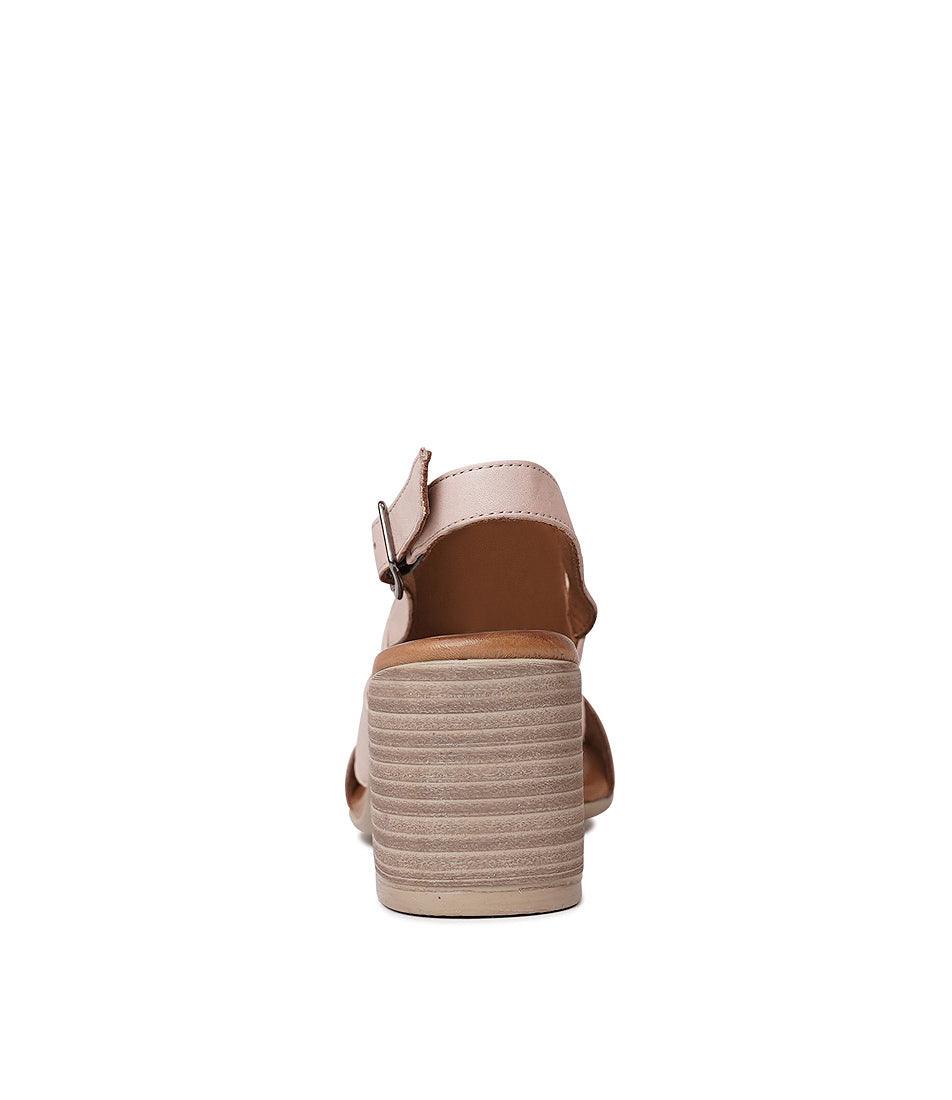 Wynstonn Nude Leather Heels, DIANA FERRARI - Shouz