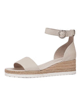 Idola Almond Leather Wedges, DJANGO & JULIETTE - Shouz
