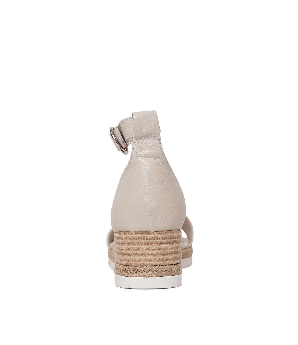 Idola Almond Leather Wedges, DJANGO & JULIETTE - Shouz