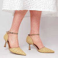 Ag-23067 Beige Heels, NEO - Shouz