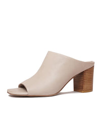 Ceddie Cafe Leather Heels, TOP END - Shouz