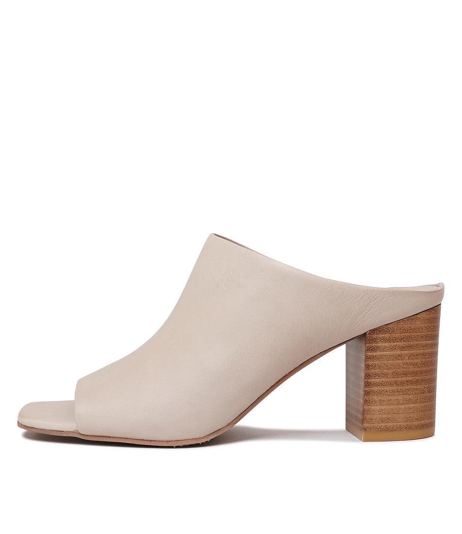 Ceddie Cafe Leather Heels, TOP END - Shouz