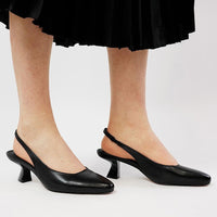 Domina Black Leather Heels, DJANGO & JULIETTE - Shouz