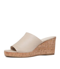 Walars Almond Leather Wedges, TOP END - Shouz