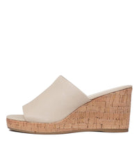 Walars Almond Leather Wedges, TOP END - Shouz