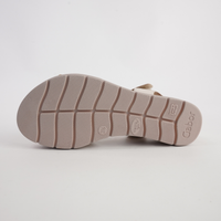 Inez Creme Leather Sandals
