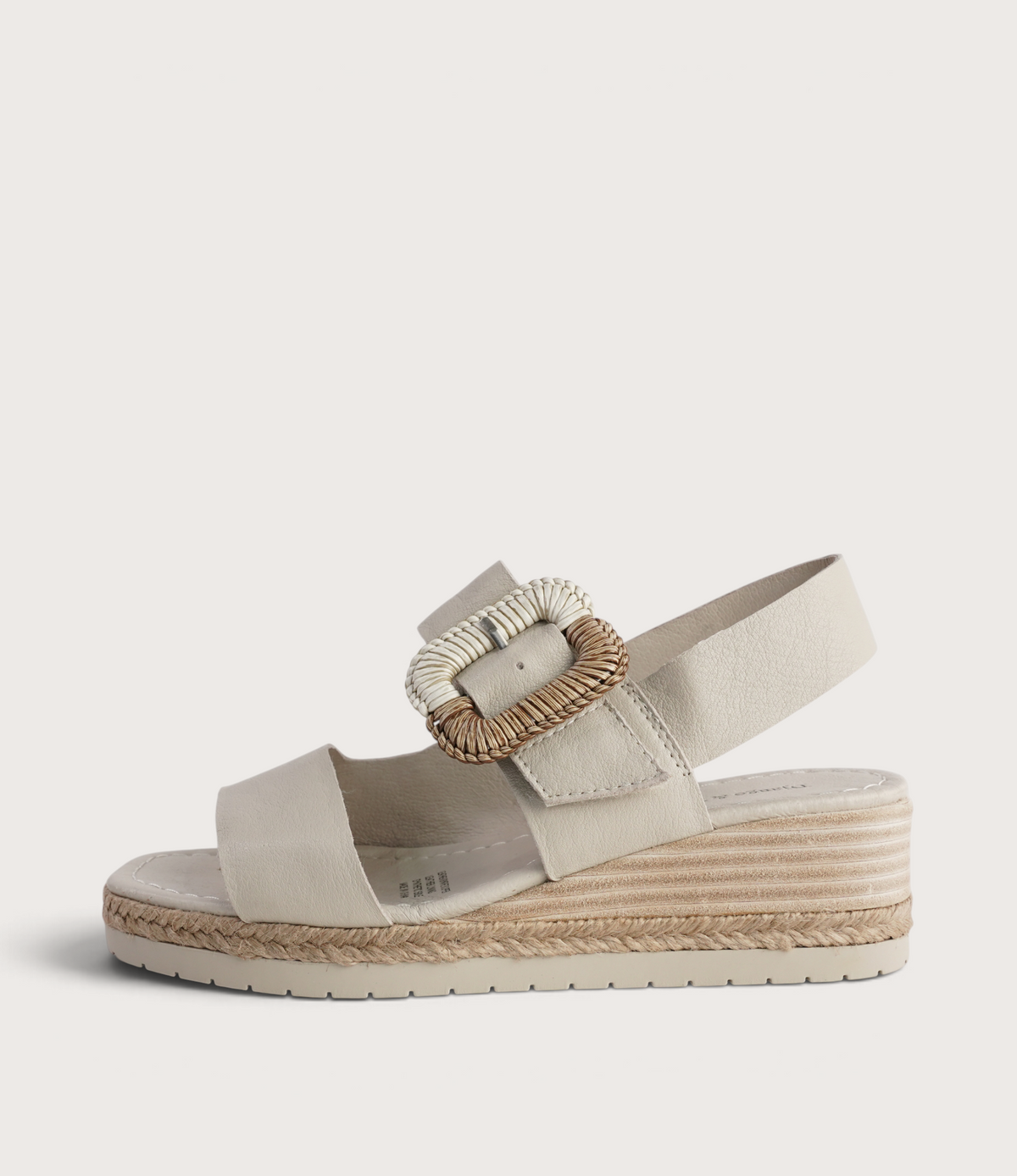 Innes Almond Leather Sandals - DJANGO AND JULIETTE | Shouz