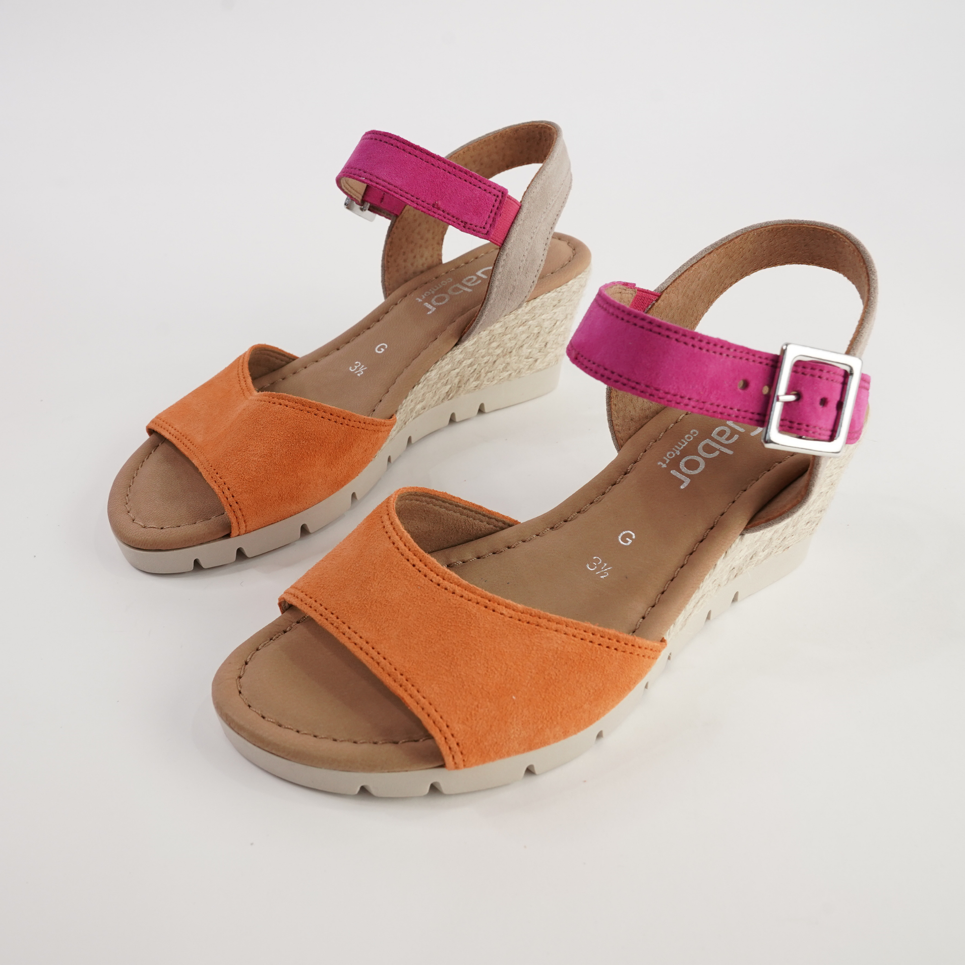 Winifred Mandarin/ Pink Leather Sandals