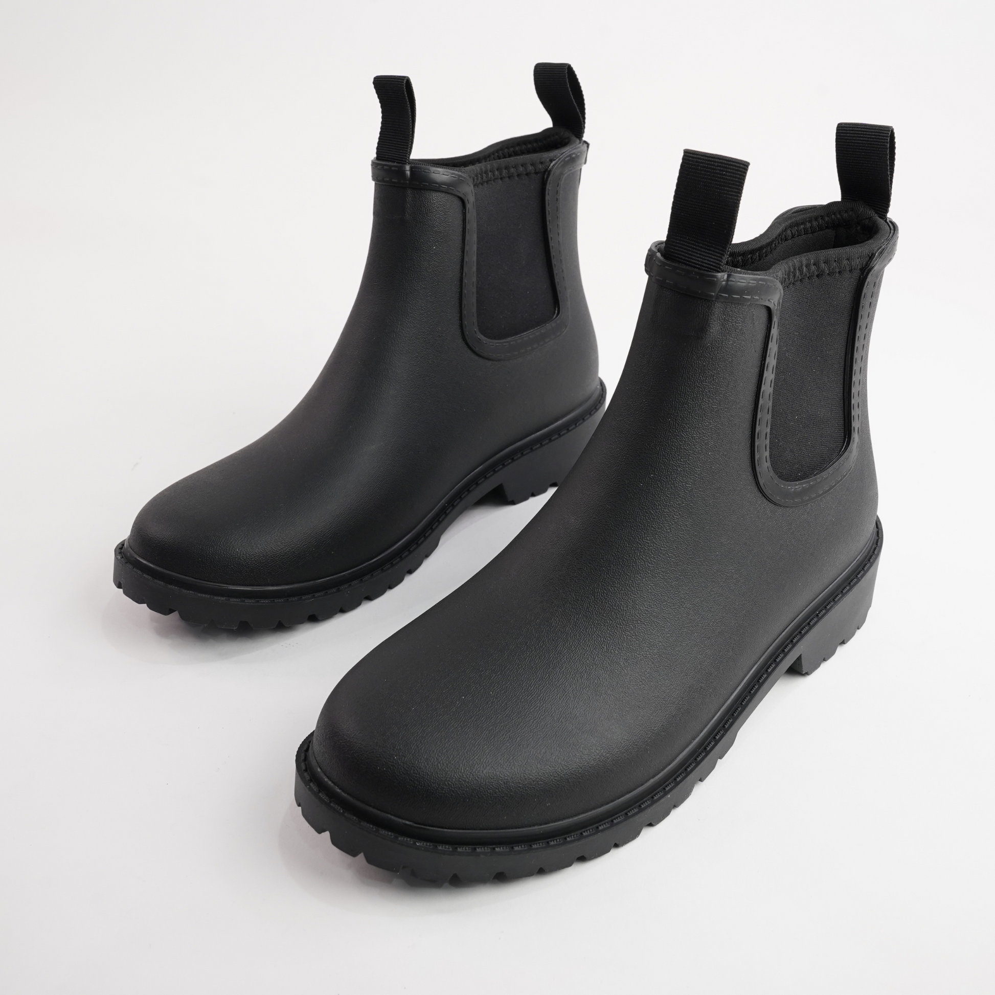Splashy Black/ Black Gumboots