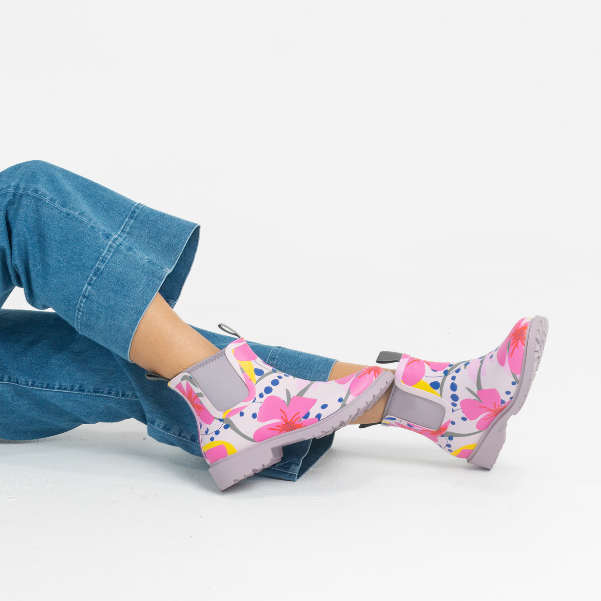 Splashy Floral Gumboots