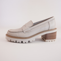 Merrel Vanilla Leather Heeled Loafers