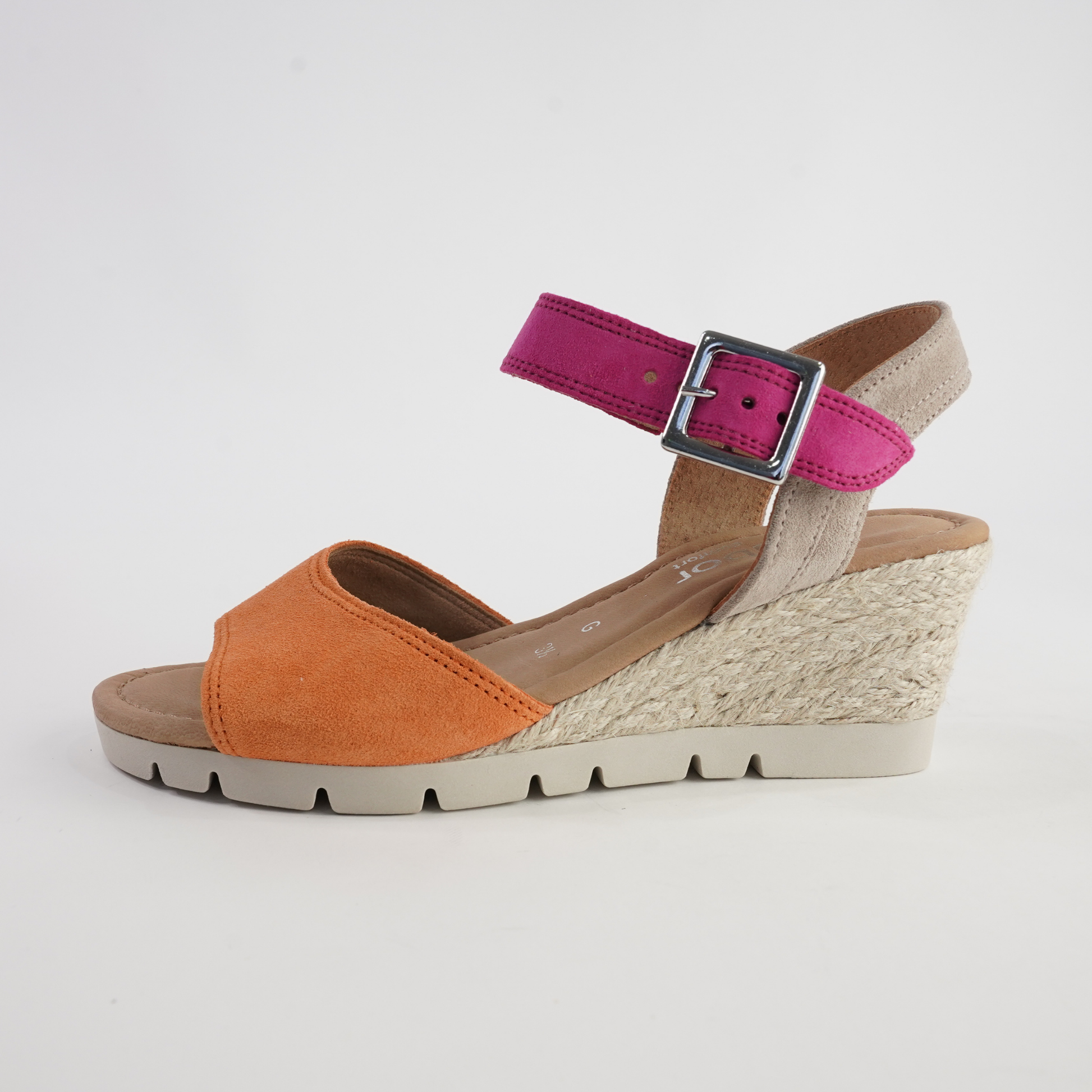 Winifred Mandarin/ Pink Leather Sandals