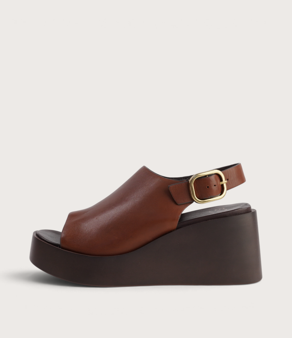 Ariani Brandy Leather Wedges