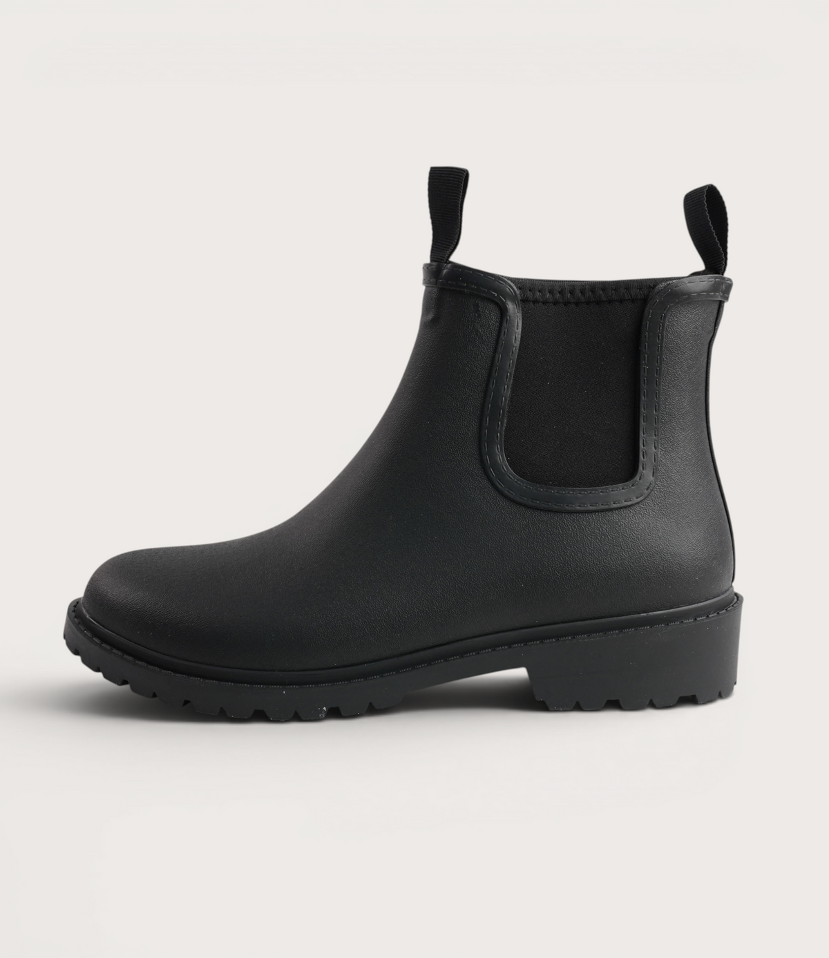 Splashy Black/ Black Gumboots