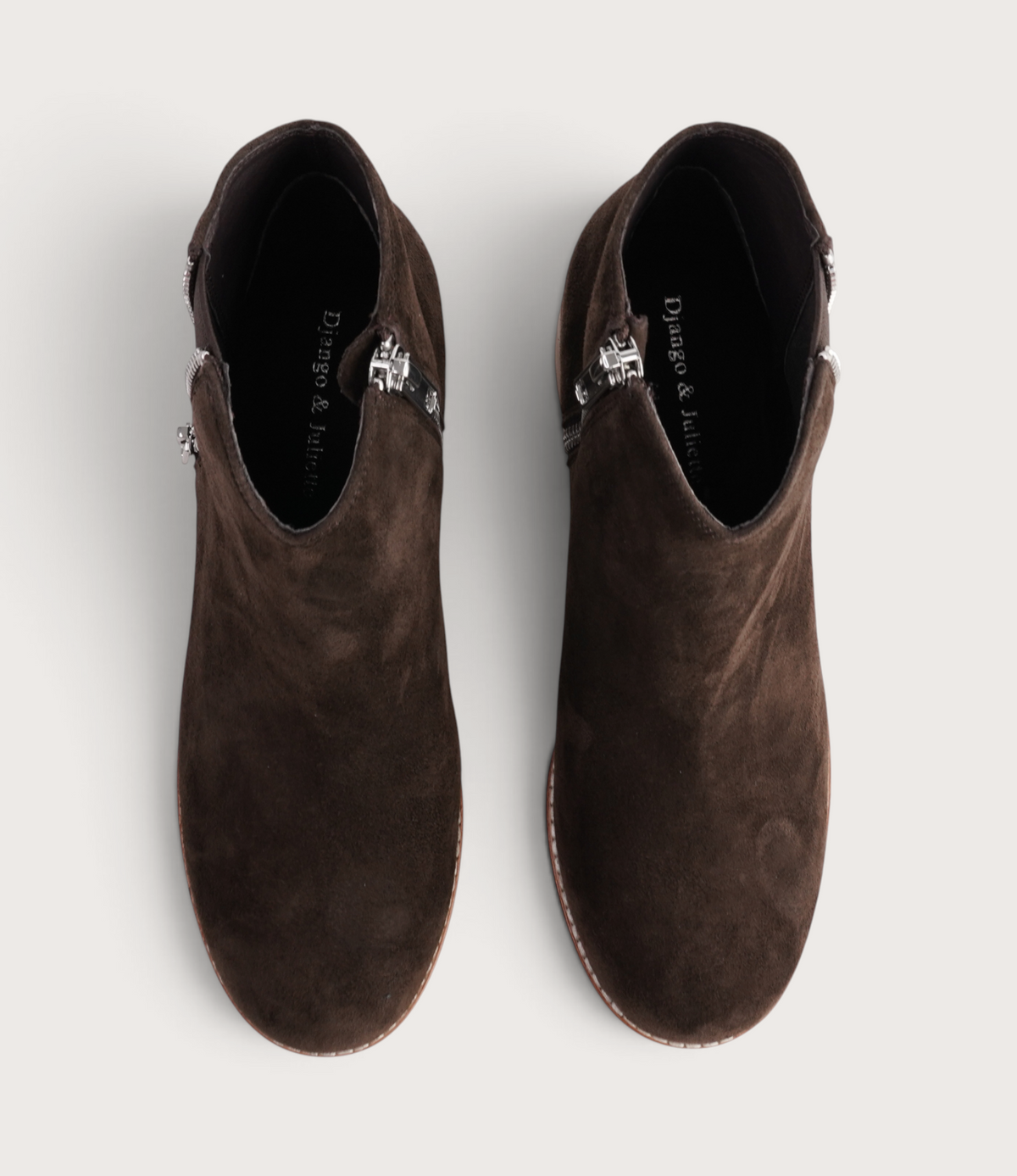 Ricarda Choc Suede Ankle Boots