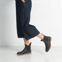 Laurina Black Gumboots
