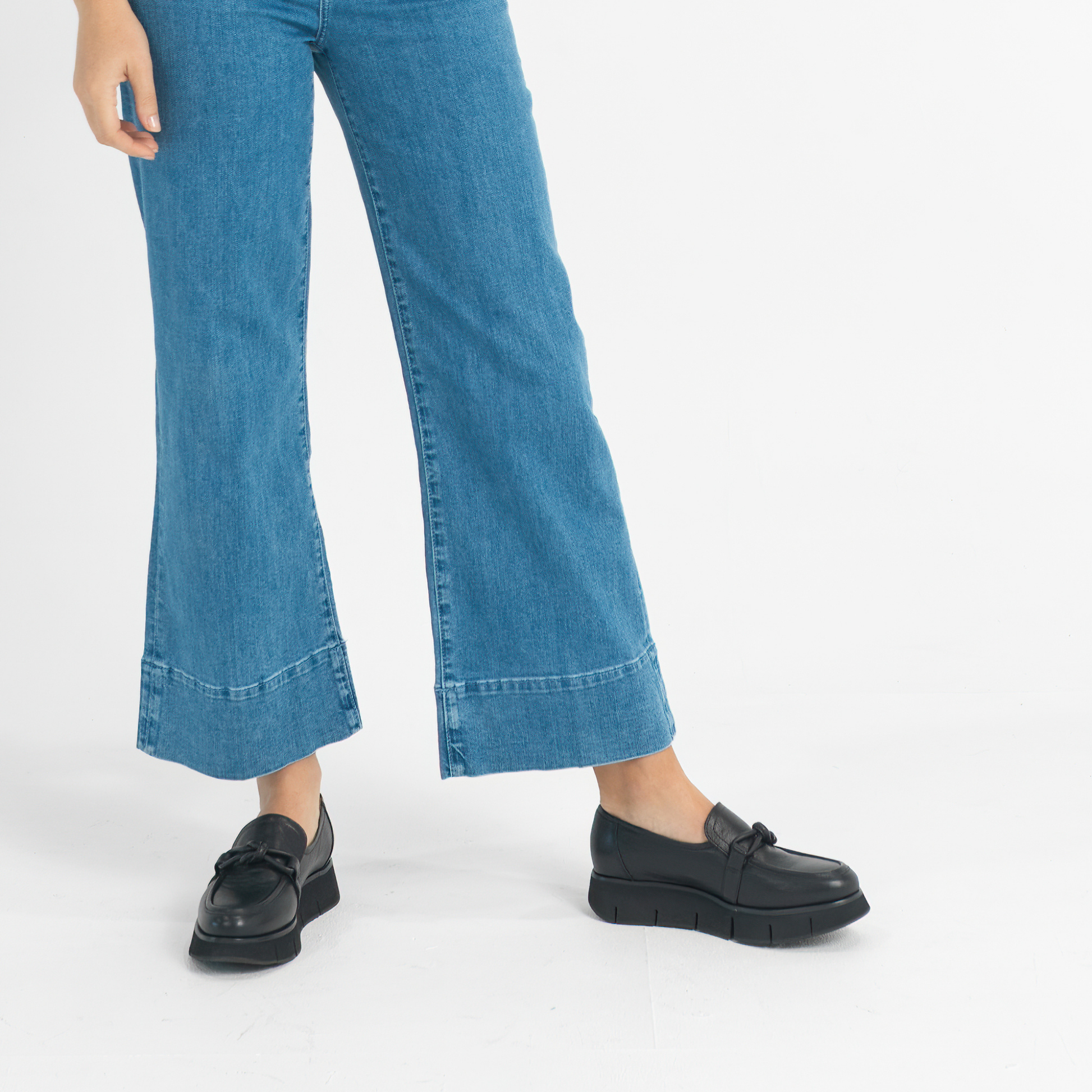 Bailey Black Leather Loafers