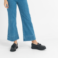 Bailey Black Leather Loafers