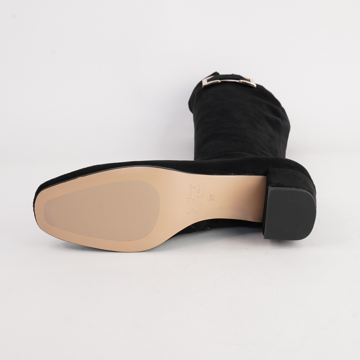 Handan Black Stretch Microsuede Boots - DJANGO AND JULIETTE | Shouz