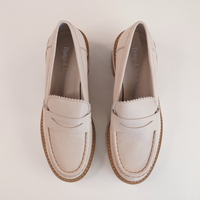 Merrel Vanilla Leather Heeled Loafers