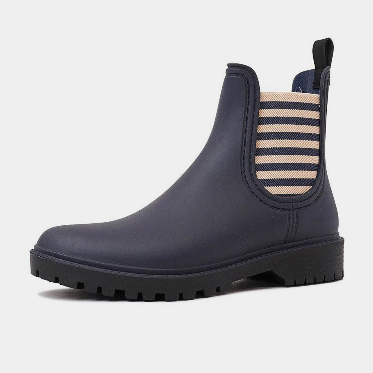 Laurina Navy Stripe Gumboots - DIANA FERRARI | Shouz