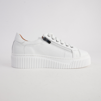 Bonnie White Leather Sneakers