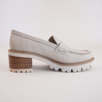 Merrel Vanilla Leather Heeled Loafers