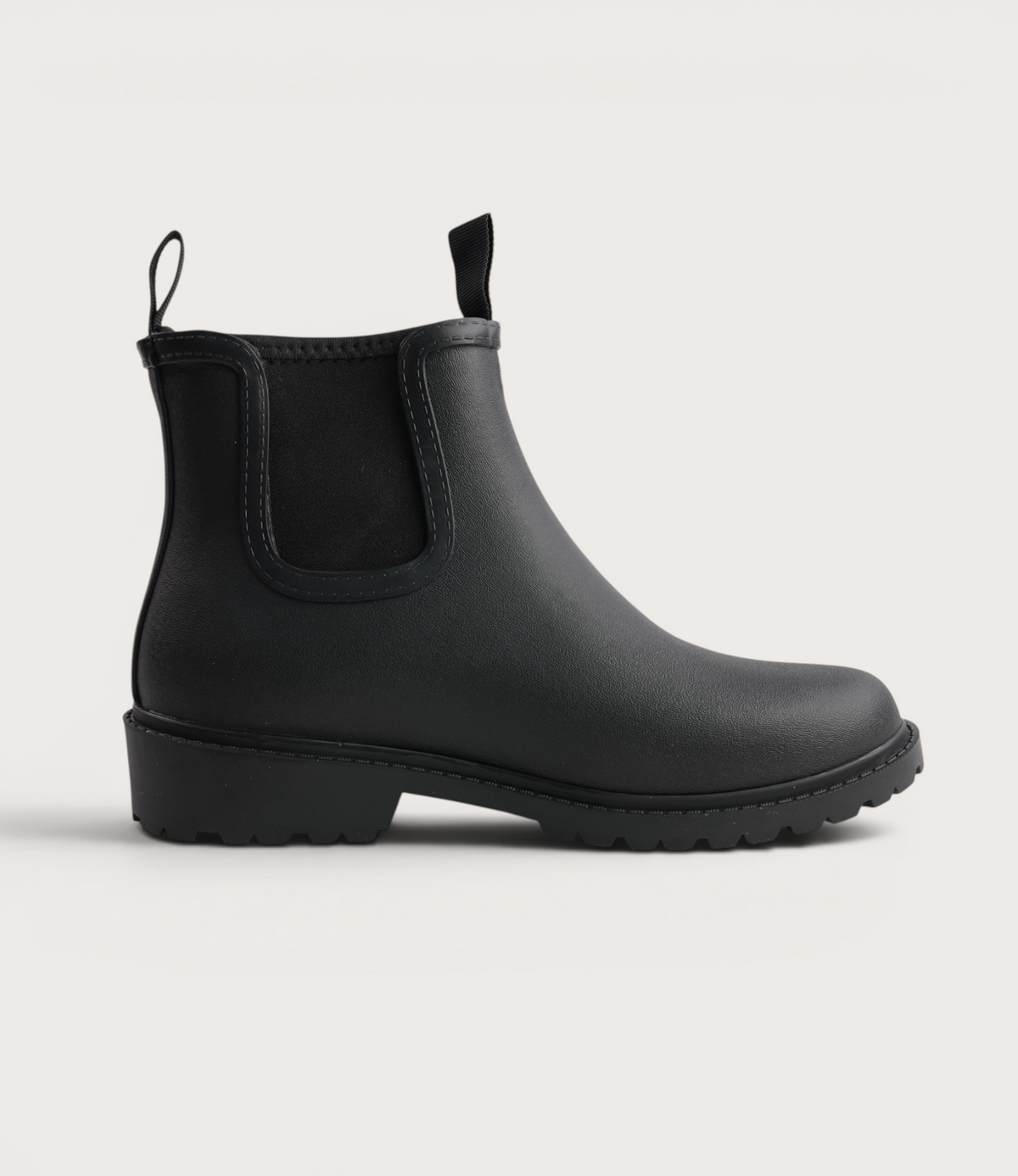 Splashy Black/ Black Gumboots
