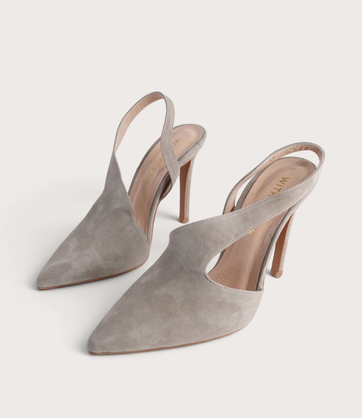 Serena Mink Suede Heels