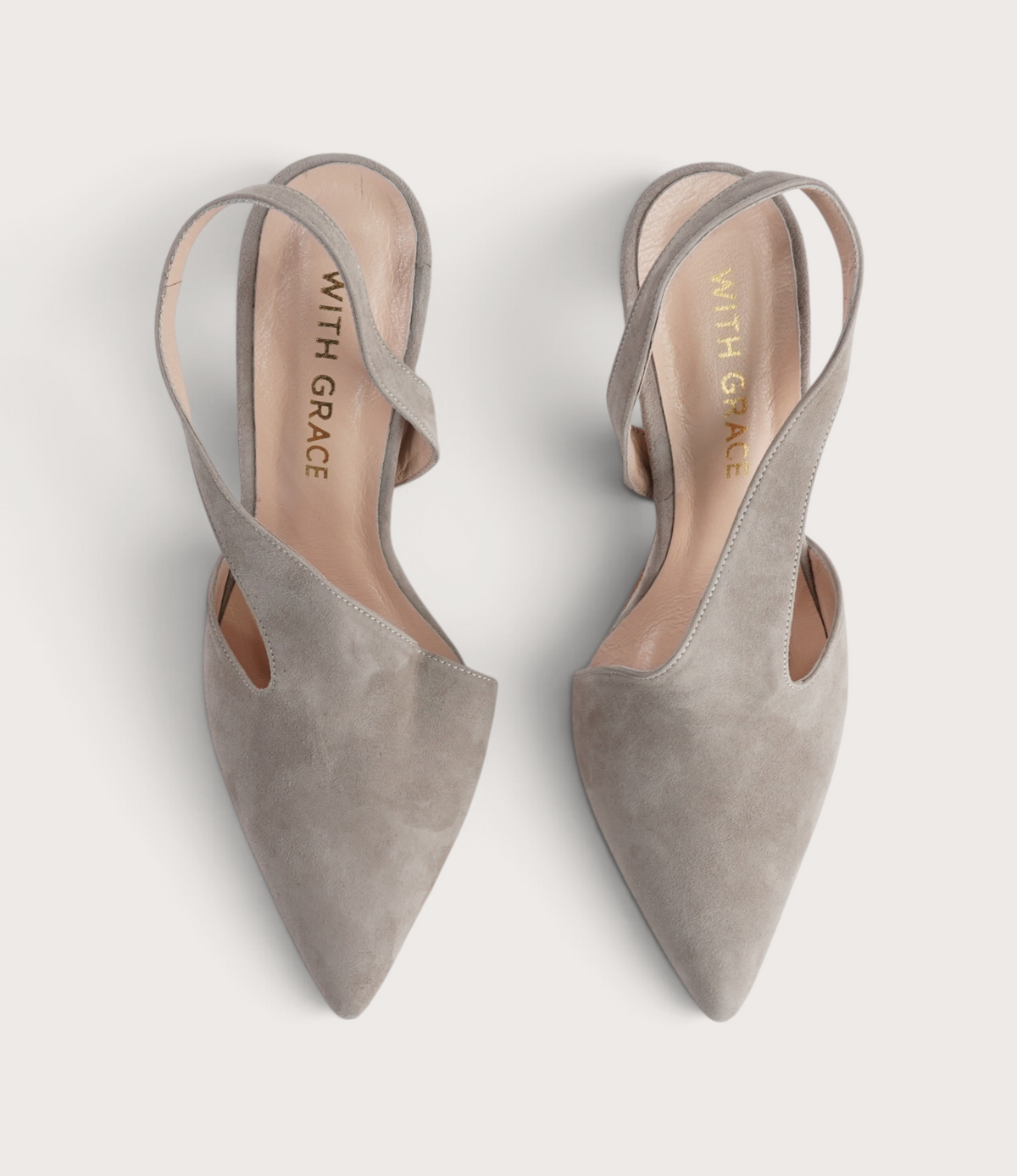Serena Mink Suede Heels