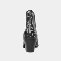 Jens Black & Silver Leather Ankle Boots, DJANGO & JULIETTE - Shouz