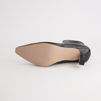 Audry Black Tumble Ankle Boots